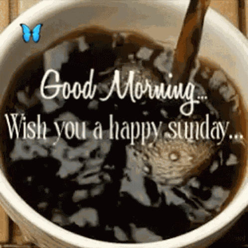 Good Morning Happy Sunday GIF