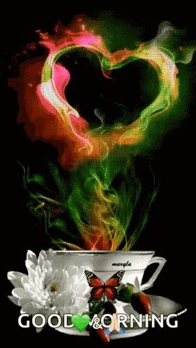 Good Morning Heart GIF