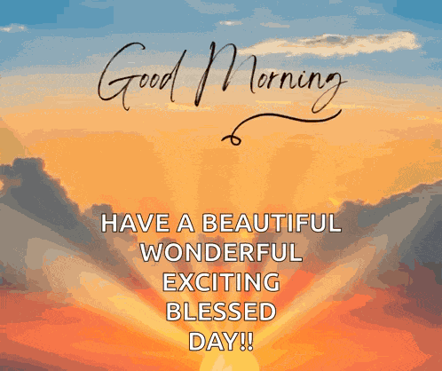 Good Morning Images New 2023 Sunrise GIF