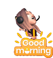 Good Morning Mojichat Sticker