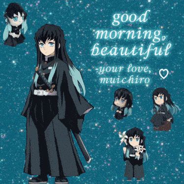 Good Morning Muichiro GIF