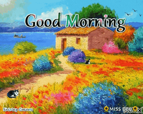 Good Morning Painting GIF