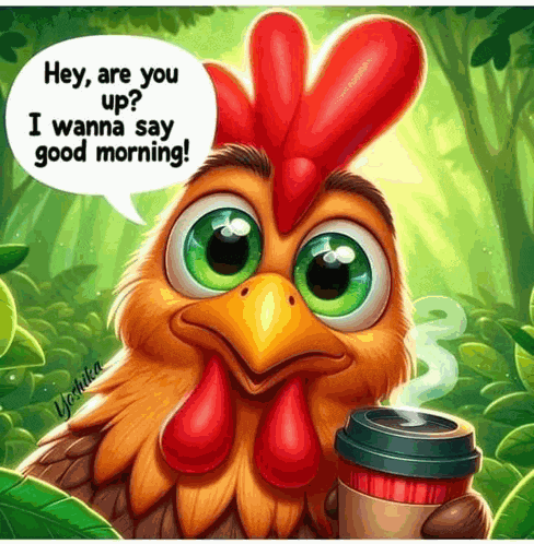 Good Morning Rooster Meme