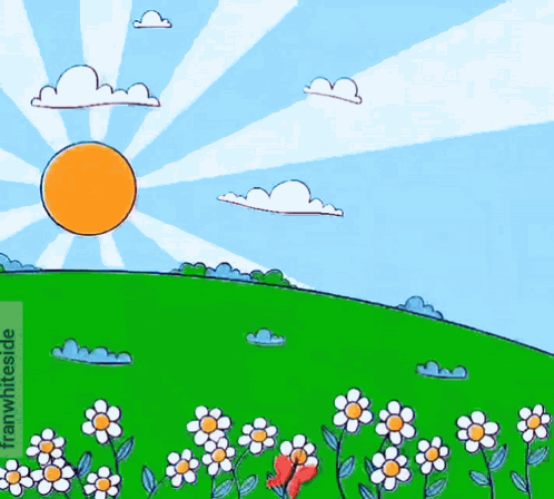 Good Morning Rotating Sun GIF