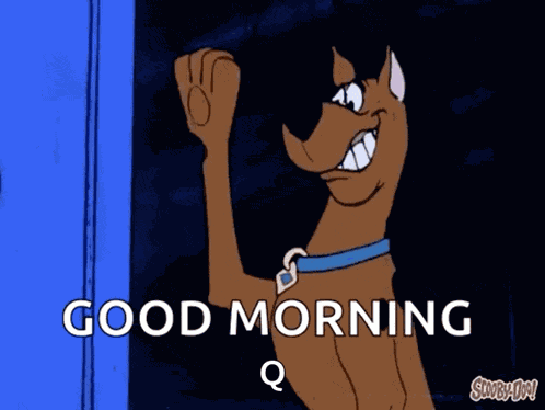 Good Morning Scooby Doo GIF