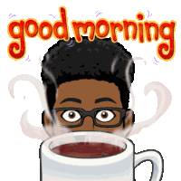 Good Morning Snow Sticker