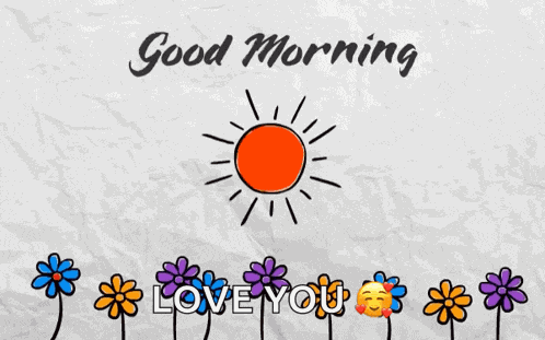 Good Morning Spring Flowers GIF