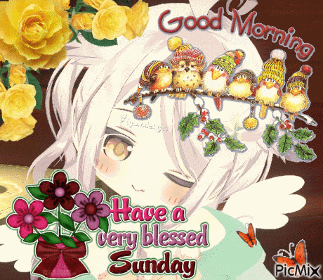 Good Morning Sunday Blessings GIF