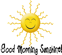 Good Morning Sunshine Sun Sticker