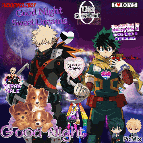 Good Night Bakudeku GIF