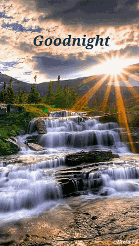 Good Night Beautiful Scenery GIF