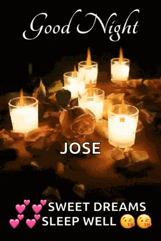 Good Night Candles GIF