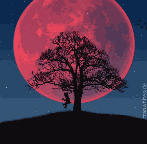 Good Night Child On Swing GIF