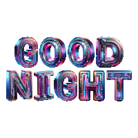 Good Night Sticker
