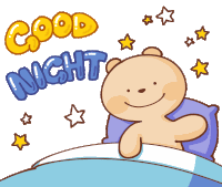 Good Night Sticker