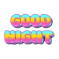 Good Night Sticker