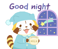 Good Night Sticker
