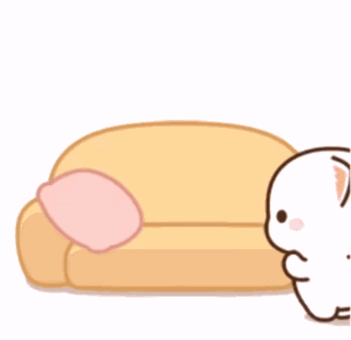 Good Night Peach And Goma Sleep GIF