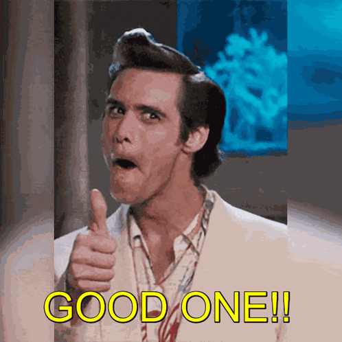 Good One Carrey GIF
