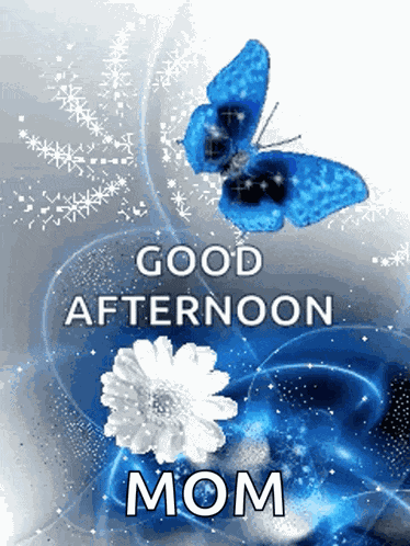 Goodafternoon Blue GIF