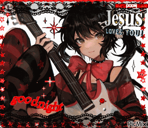 Goodnight Prayer Jesus Loves You GIF