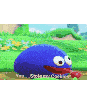 Gooey Cookie Monster Sticker