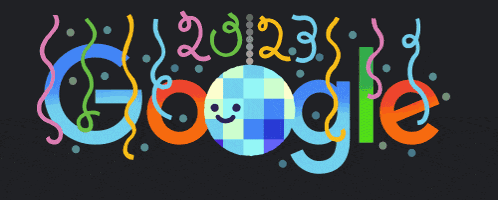 Google Goole New Years GIF