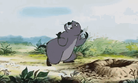 Gopher Falling Down GIF