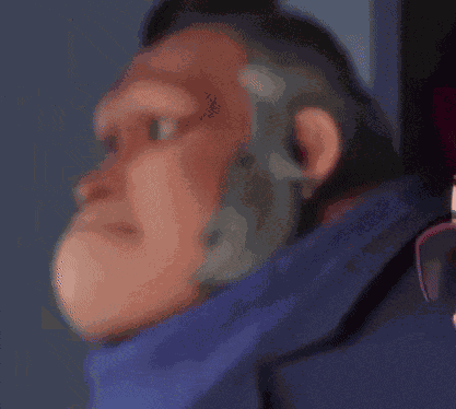 Gorilla Placide It Bodyguard Looking At The Camera Pov Side GIF