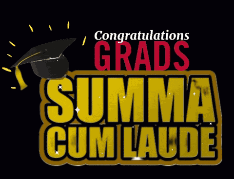 Graduation Summa Cum Laude GIF