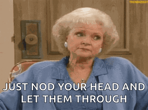 Grandma Nod GIF