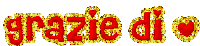 Grazie Heart Sticker