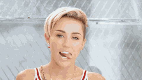 Greasestain Miley Cyrus GIF
