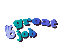 Great Job Way To Go Sticker