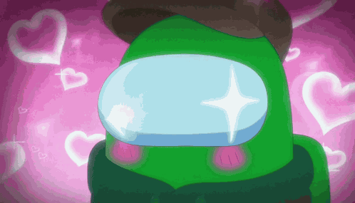 Green Among Us Show Among Us Show Green GIF