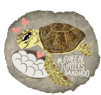 Green Turtle Sea Turtle Sticker