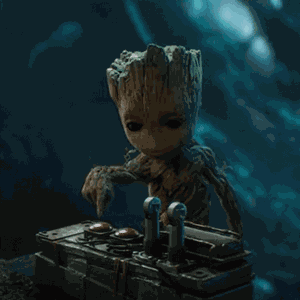 Groot Baby Groot GIF