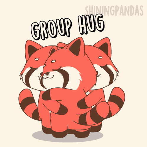 Group Hug Hugs GIF