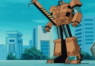Grua Crane Transformers GIF