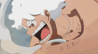 Gum Gum White Star Gun Luffy Gear 5 GIF