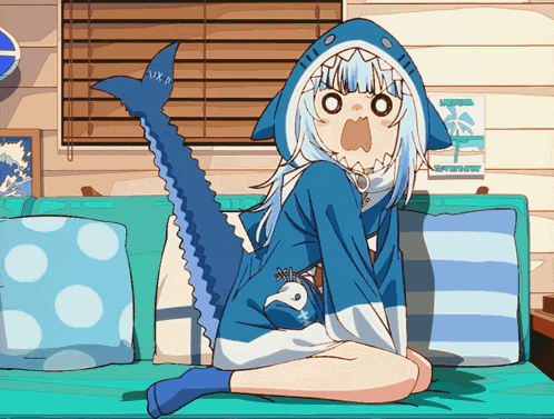 Guramarine Gawr Gura GIF
