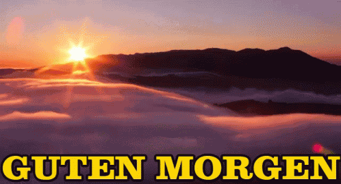 Guten Morgen Wolkenhimmel - Guten Morgen GIF