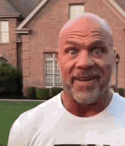 Guy Stare Bald Stare GIF