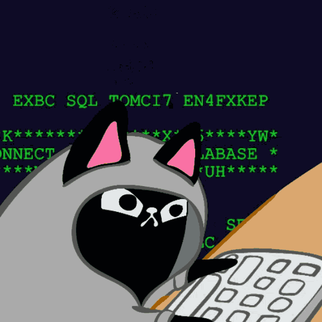 Hack The Planet Hacker Cat GIF