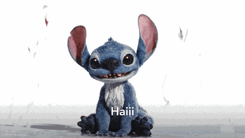 Haiii Stitch GIF