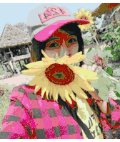 Hair Cut Hair Color Sticker