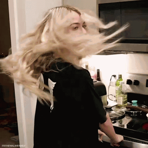 Hair Flip Dramatic GIF