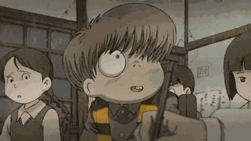 Hakaba Kitaro Blush GIF