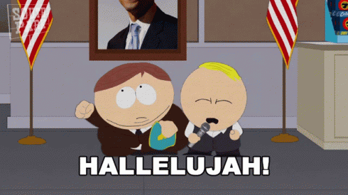 Hallelujah Butters GIF