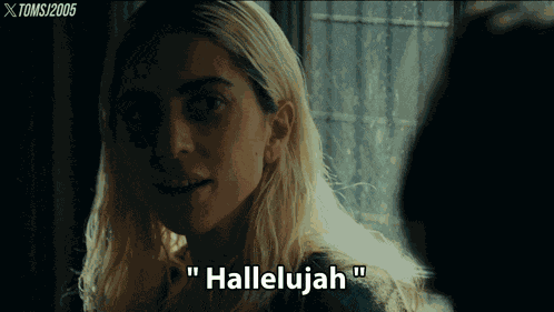 Hallelujah Lady Gaga GIF